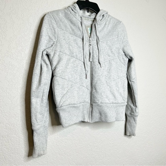 Girls Old Navy Jacket/Coat with Hoodie Size Small Gray - Picture 3 of 12